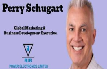 RIR Power Electronics Appoints Perry Schugart as Global Marketing and Business Development Executive